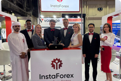 InstaForex booth at Forex Expo Dubai